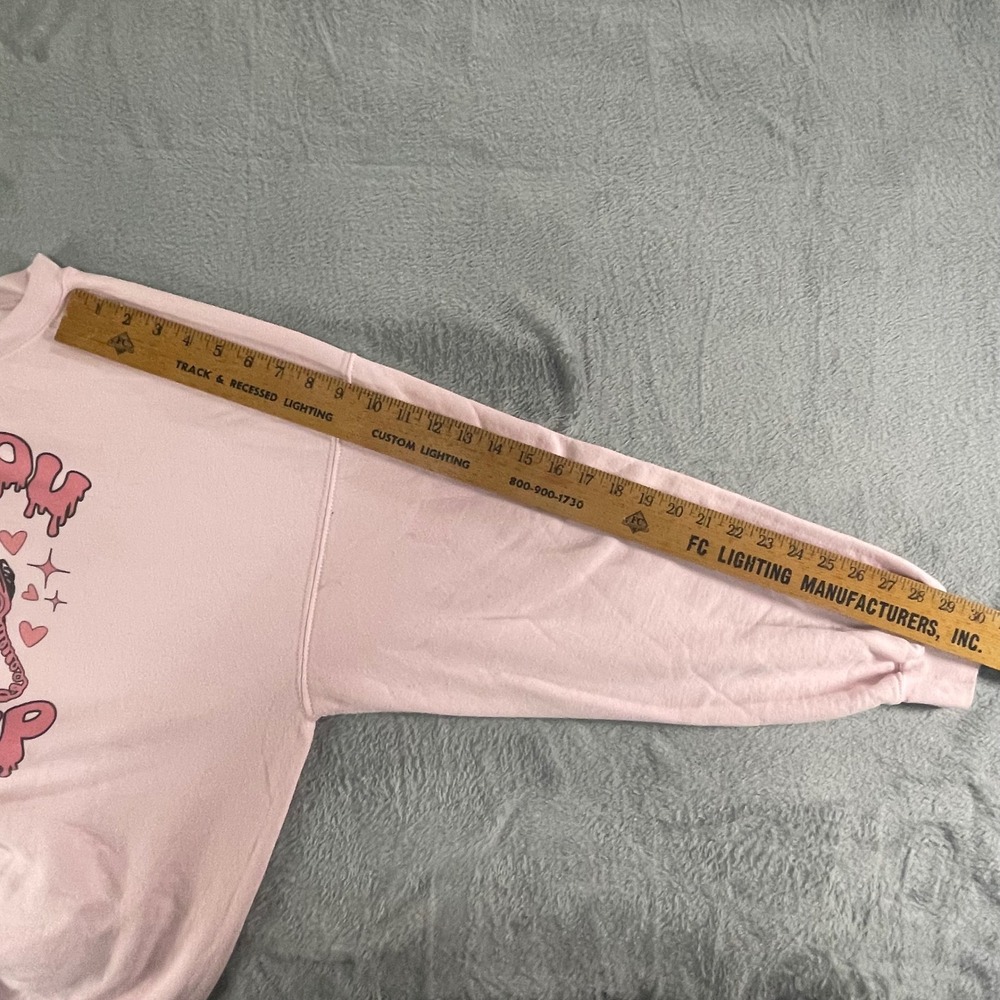 Scream‎ Horror Movie Pink Graphic Crewneck Sweatshirt Oversized Size XL Y2K - Picture 5 of 7